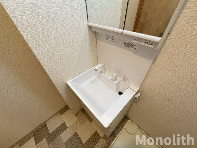 F＋Style西取石2号館の洗面所