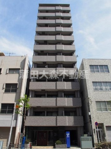 ヴェルステージ蒲田Ⅱの外観|2006年10月築　RC鉄筋コンクリート造地上12階建て1K～1LDK総戸数32戸の分譲賃貸マンションJR京浜東北線蒲田駅と京浜急行本線京急蒲田駅の間の便利で人気な東京都大田区蒲田4丁目の好立地！