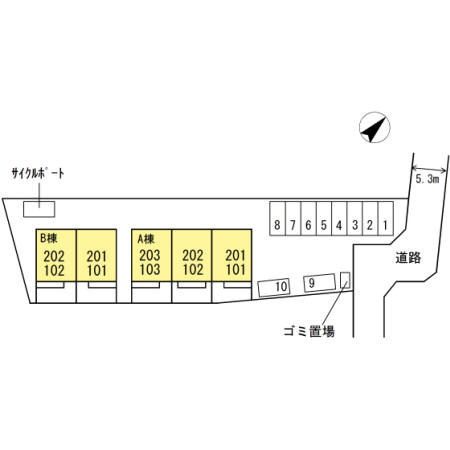 グラン・メゾン大石の区画図