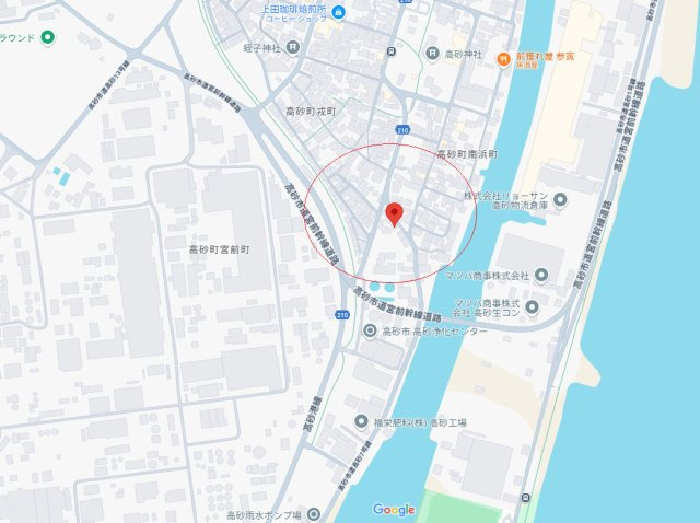 【地図】 | 高砂市高砂町東宮町　中古戸建 | 高砂小学校、高砂中学校