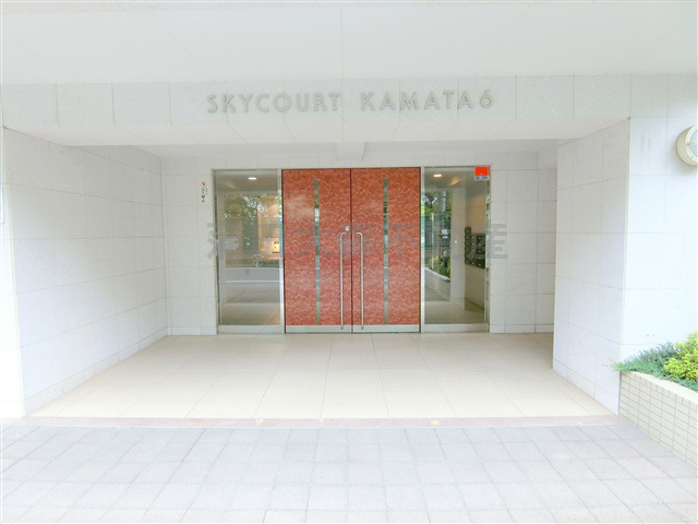 スカイコート蒲田第6のエントランス