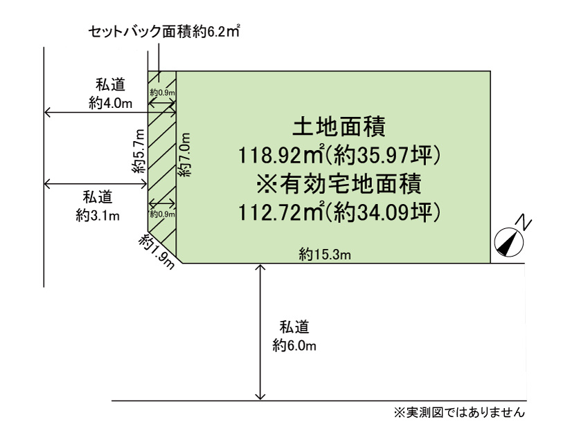 さいたま市岩槻区加倉一丁目の土地図