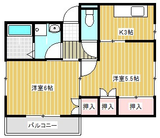 ベルハイツＭの間取り