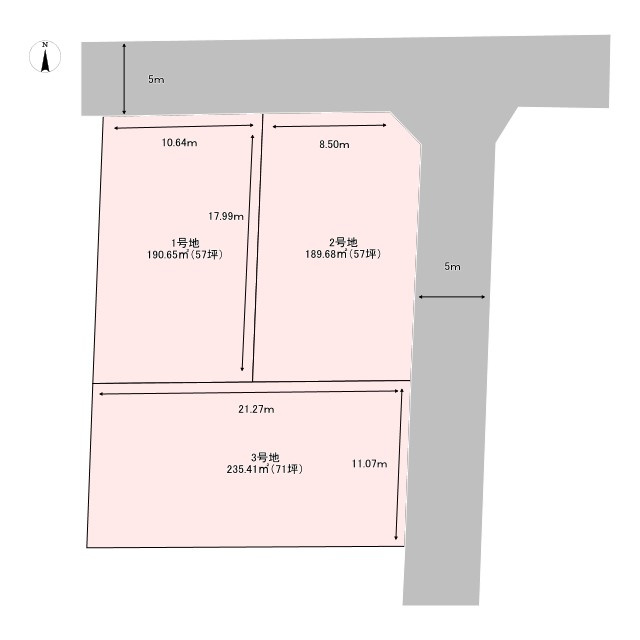 建築条件付き土地　長野市上野三丁目