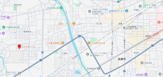 ルミナス ハートの地図