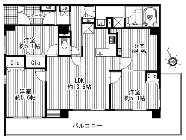 【間取り】 | ダイアパレス清水ケ丘スウィートガーデン