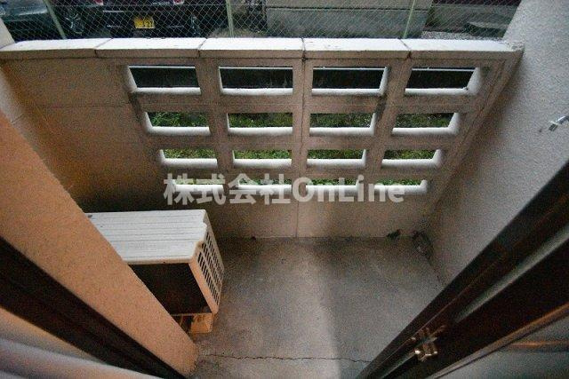 阪口マンションのバルコニー