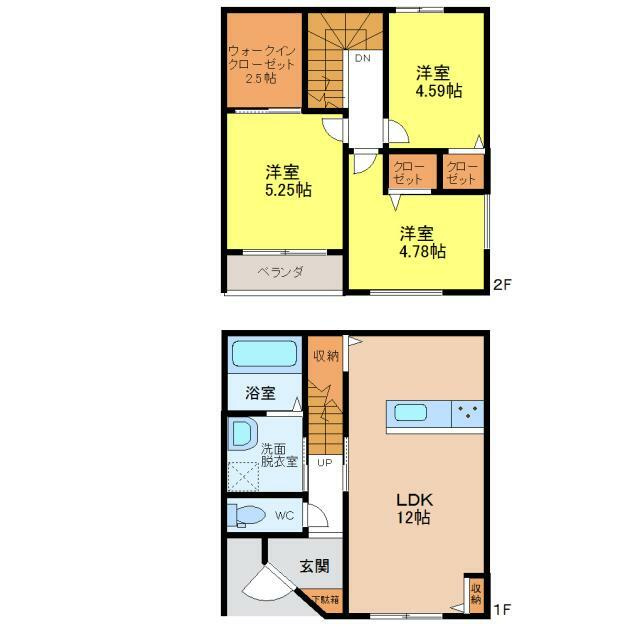 ＣＡＳＡ＋ＴＯＭＩＮＡＧＡの間取り