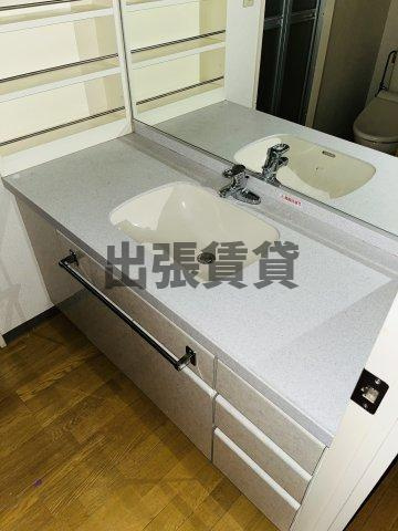 仲介手数料０円！アル・ドゥ・6の洗面所