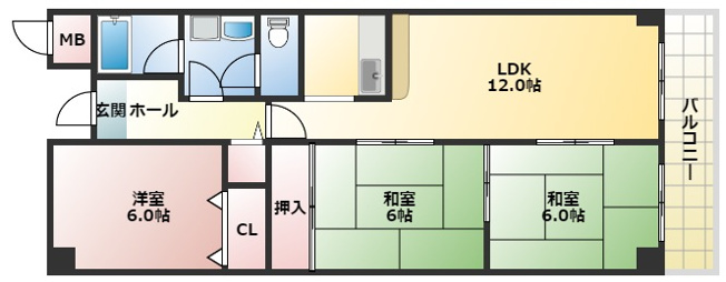 【間取り】 | グランシャリオ