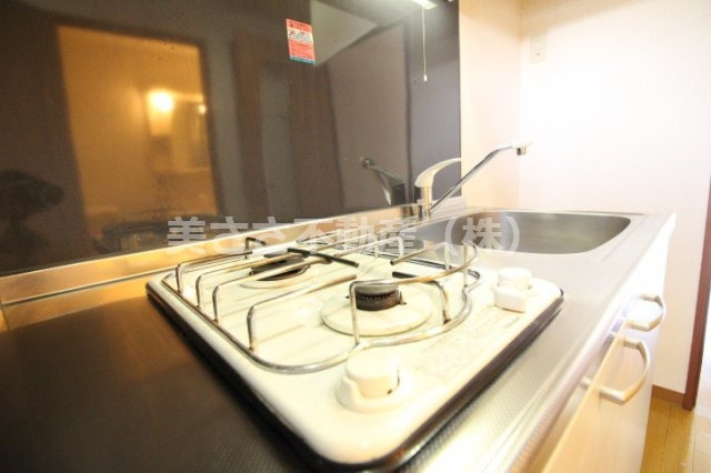 【キッチン】 | アポー堀之内 | ２口ガスコンロ