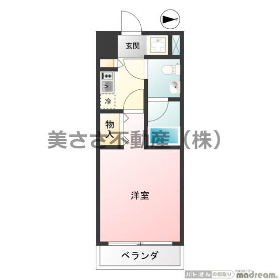 【間取り】 | アポー堀之内 | アポー堀之内　間取り図