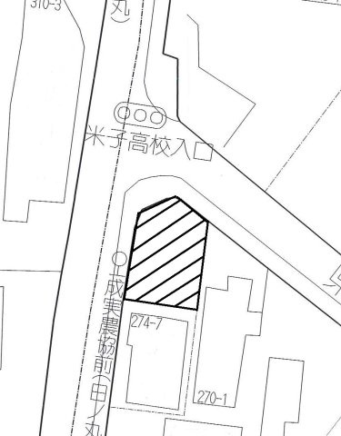 【土地図】 | 奥谷売土地