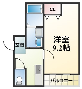 フジパレス聖ヶ丘の間取り