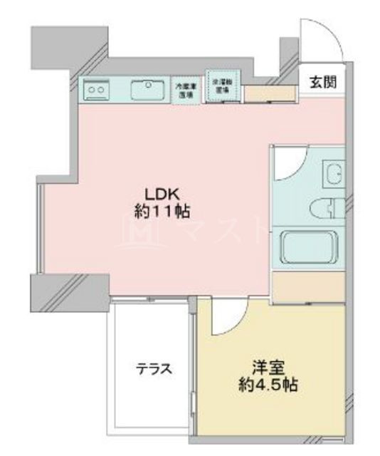 ラ・ドゥセール湊町の間取り