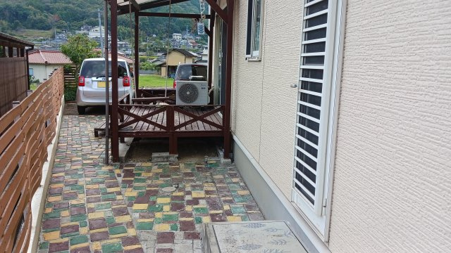 加茂町粟根　オール電化住宅の外観