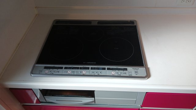 加茂町粟根　オール電化住宅のキッチン