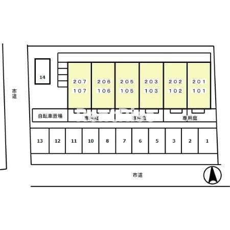 ハイムマエダのエントランス