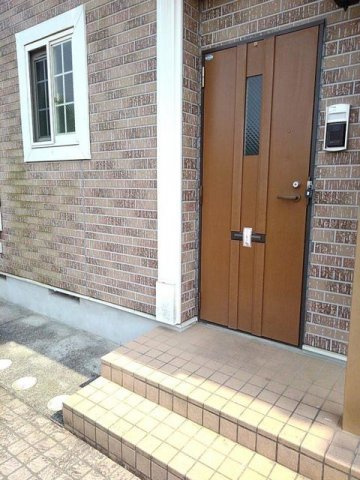 サニーヴィレッジＡのエントランス|清潔なエントランスです