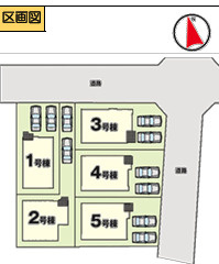 【区画図】 | 【名古屋市名東区大針3丁目229新築戸建3号棟】✨️仲介手数料無料✨️極楽小学校・高針台中