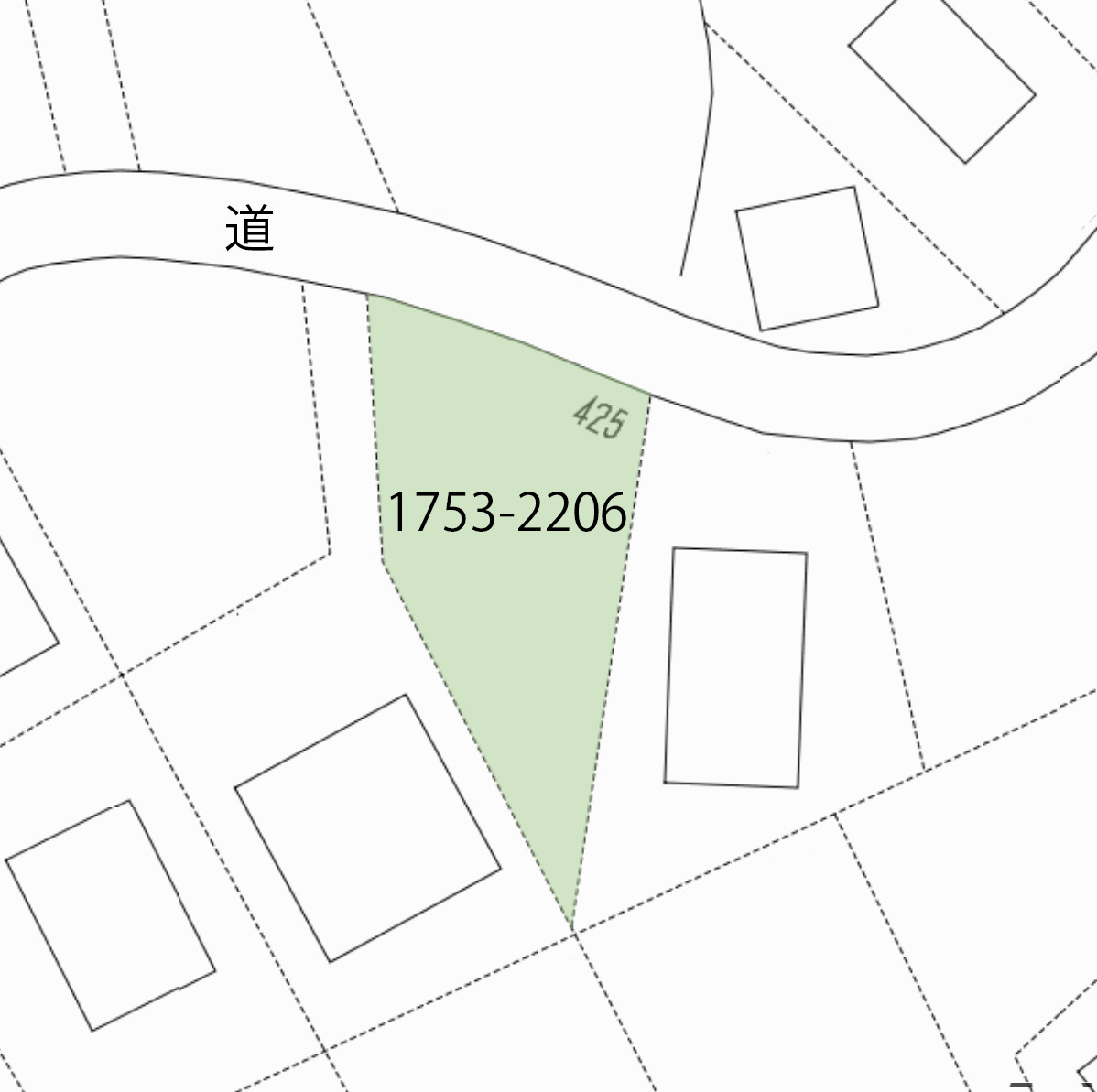 南箱根ダイヤランド④の土地図