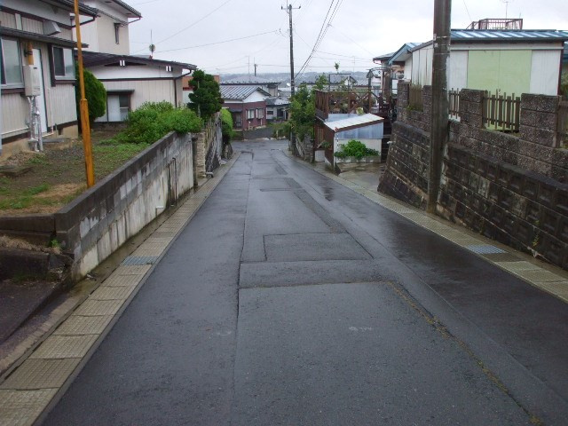 花巻市高木第20地割（高木団地内）　土地建物の前面道路含む現地写真