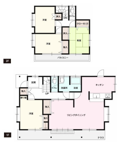 【中古戸建】高崎市大橋町の間取り|■間取り