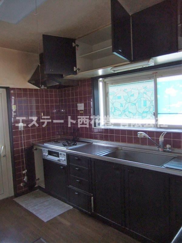 花巻市中北万丁目　土地建物のキッチン