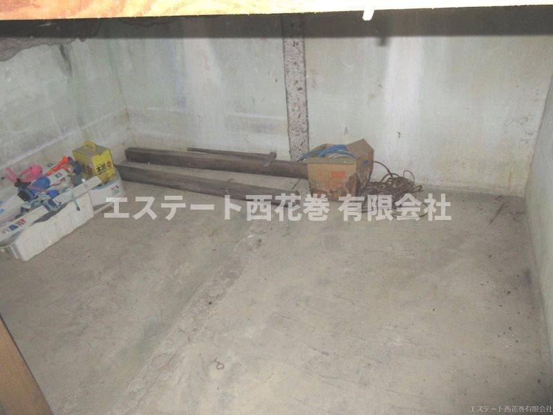 花巻市円万寺字下中野　土地建物の収納|地下倉庫