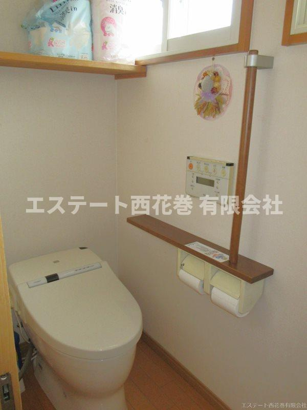 花巻市円万寺字下中野　土地建物のトイレ|洗浄機能付き暖房便座