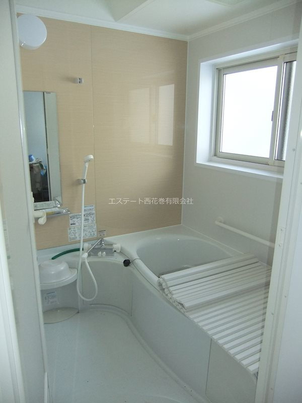 花巻市湯口天王　土地建物の浴室