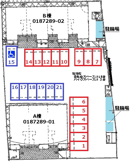 エスティーヌシャルムの区画図