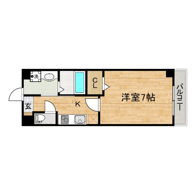 ウエスト東桂川の間取り