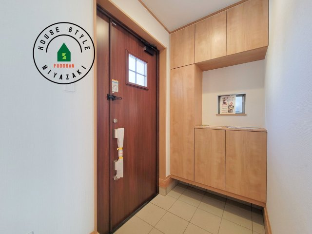 宮崎市太田1期-3棟（2号棟）の防犯設備|二重ロックでしっかり防犯対策ができます。