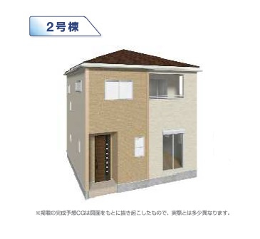長野市若宮第1の外観パース|外観パースです