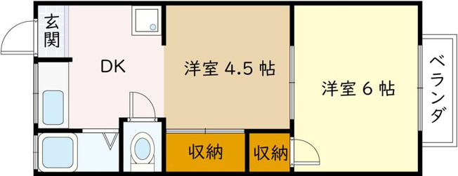 【間取り】 | 岡崎文化A棟 
