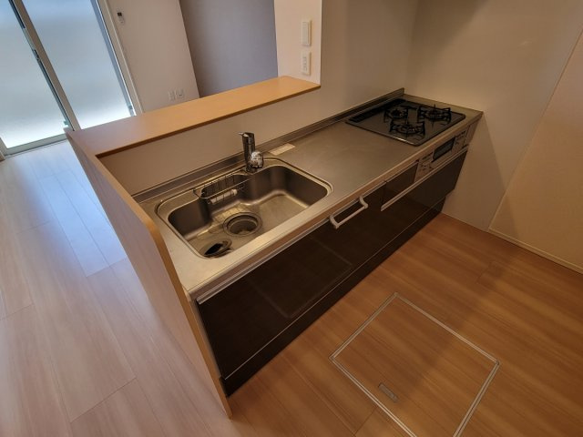 アンソレイエ　ファミーユ　A棟のキッチン