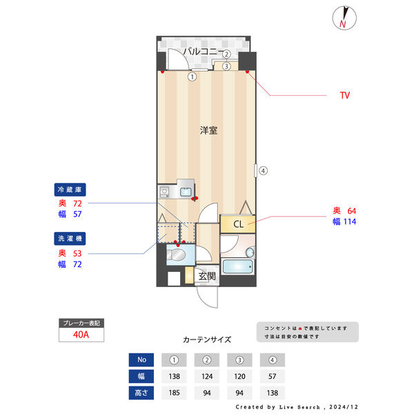 サンセーヌ大名の間取り