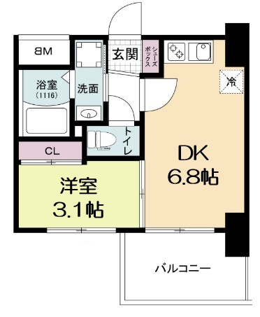 【間取り】 | セレニテ東三国ミラク