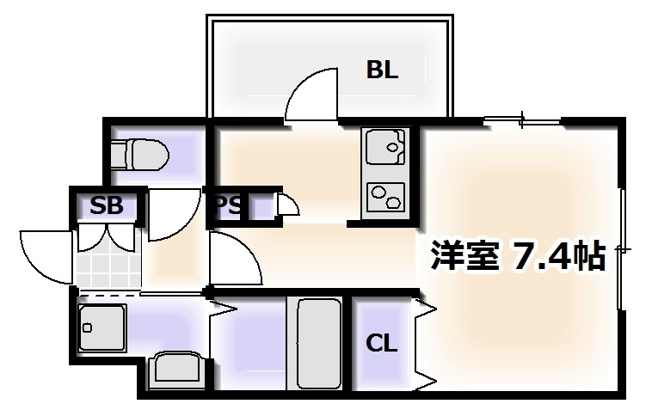 【間取り】 | エスライズ難波