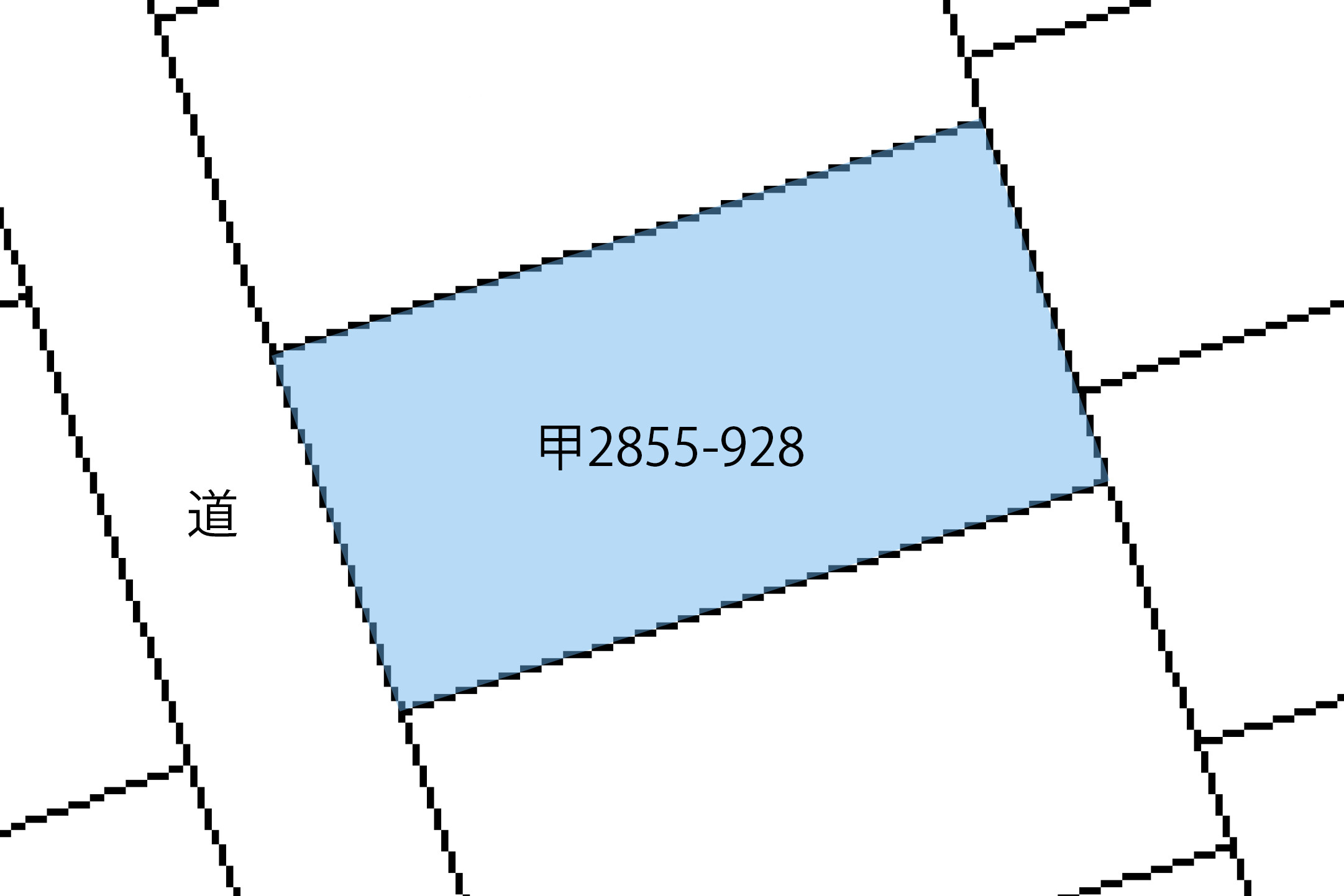 しゃくなげ平第二別荘地②の土地図