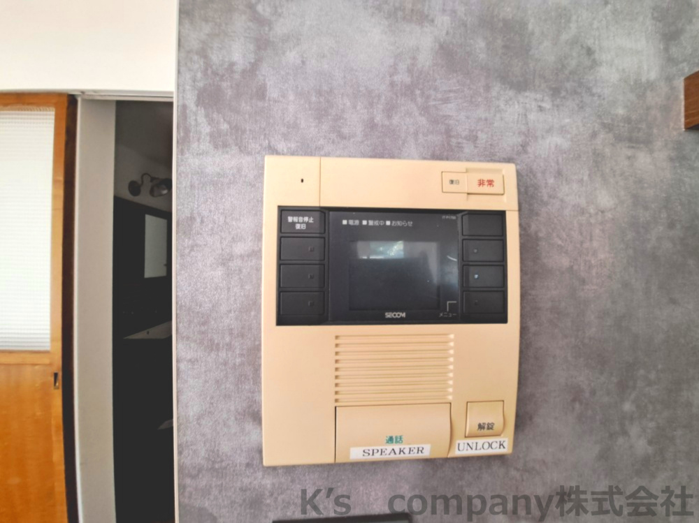 茅ヶ崎市柳島海岸　クリオ茅ヶ崎柳島海岸のセキュリティ|TVモニター付きインターフォンで防犯面も安心です☆