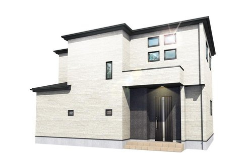 グラファーレ　岡山市中区福泊(第3)【仲介手数料無料】の外観パース