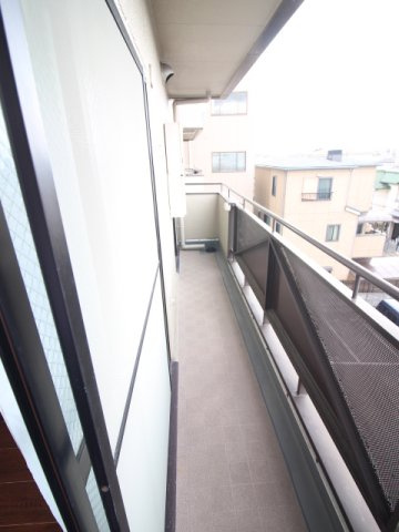 ソレーユYAMADAのバルコニー