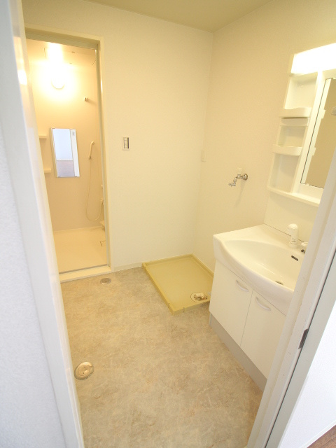 ソレーユYAMADAの洗面所