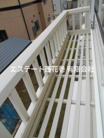 チェリーハイツⅠのバルコニー|サービスバルコニー