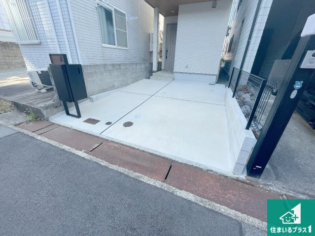 神戸市須磨区村雨町　新築未入居の駐車場|駐車スペース！散水栓があるので、こまめに愛車を洗えます！