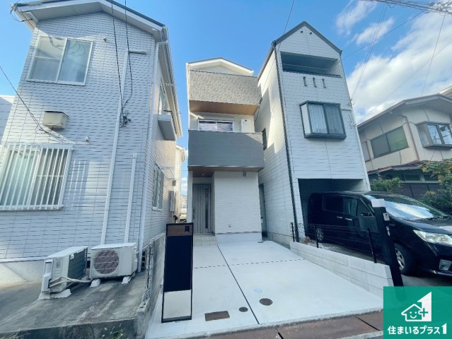 神戸市須磨区村雨町　新築未入居の外観|安心の10年保証！外観を美しく保ち、雨水で汚れを落とします！気になることがありましたら、お気軽にお問い合わせください！