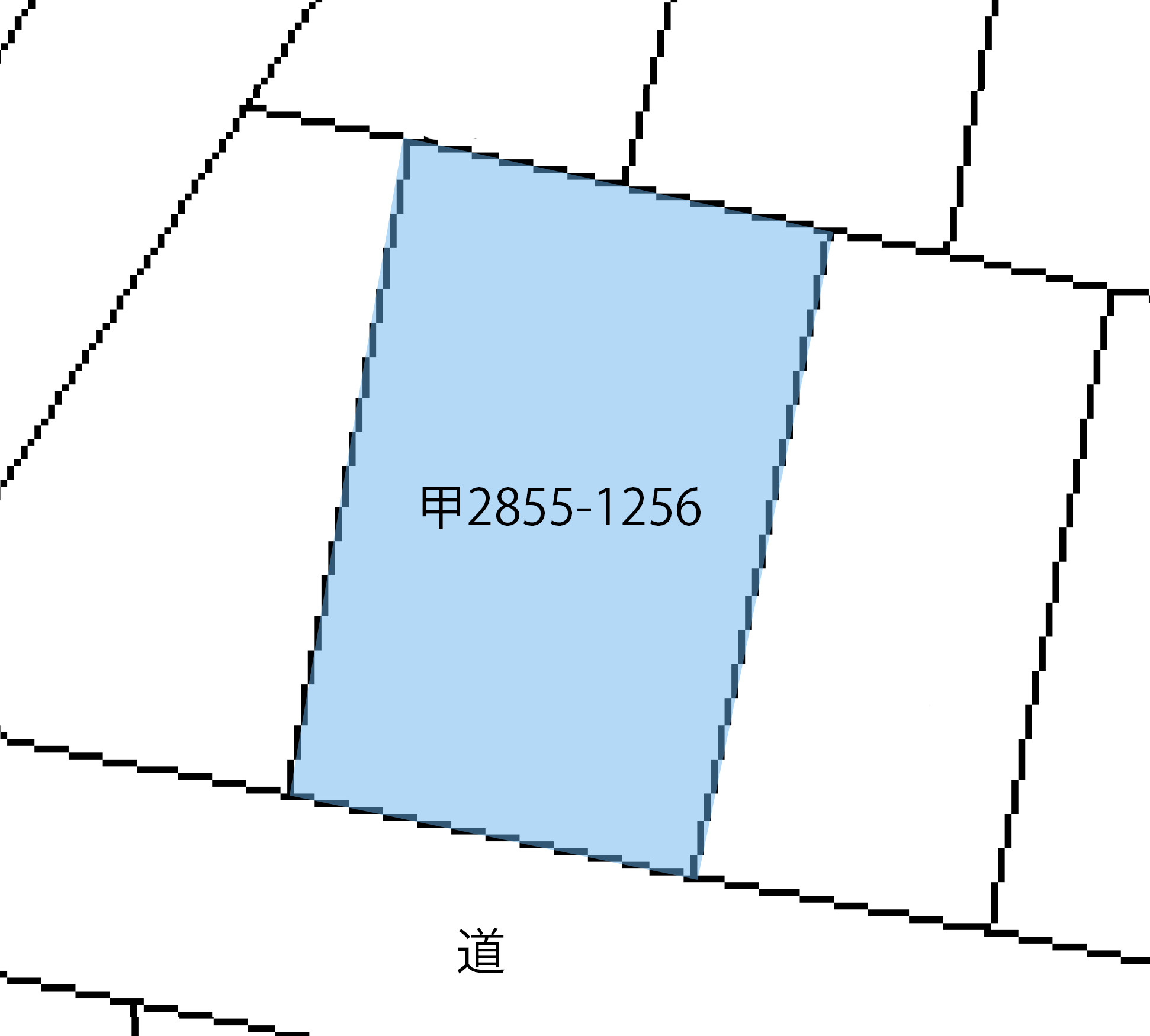 しゃくなげ平第二別荘地③の土地図