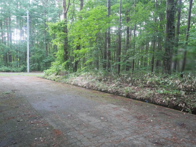 しゃくなげ平第二別荘地③の前面道路含む現地写真